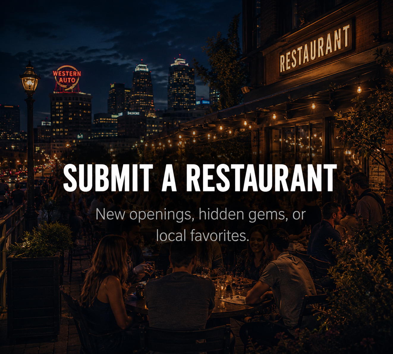 Submit a Restaurant